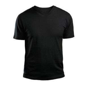 Men Black Solid Cotton Pure Cotton T-shirt Regular Fit