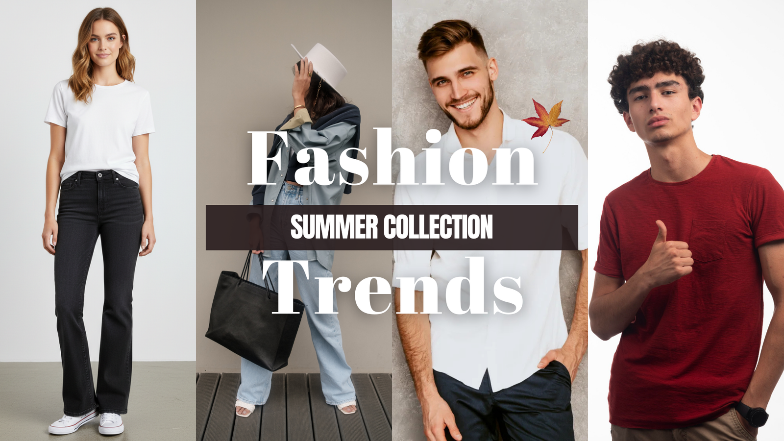 Summer collection of fashion trends.